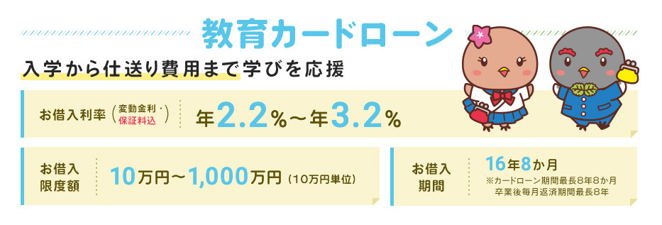 教育カードローン