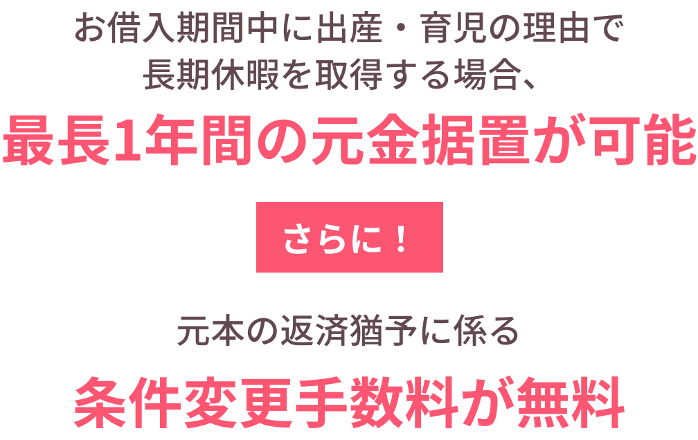 条件変更手数料が無料