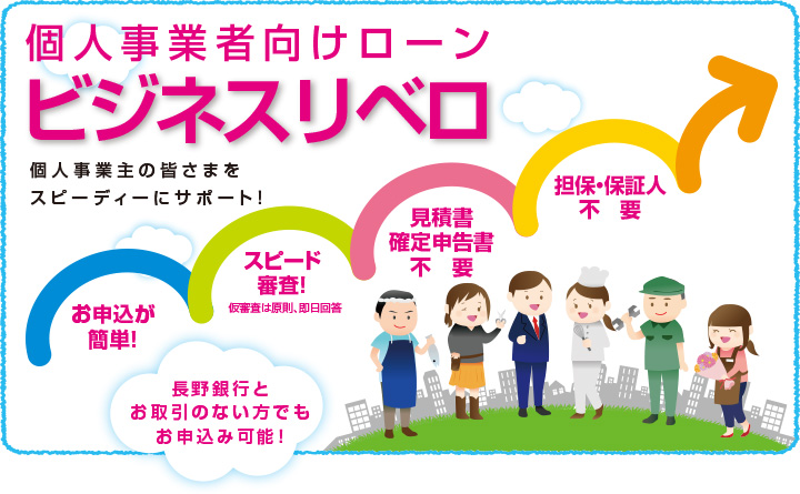 個人事業者向けローン「ビジネスリベロ」